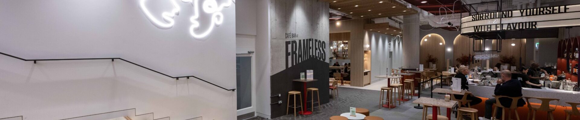 Frameless Immersive Art Experience Café Bar