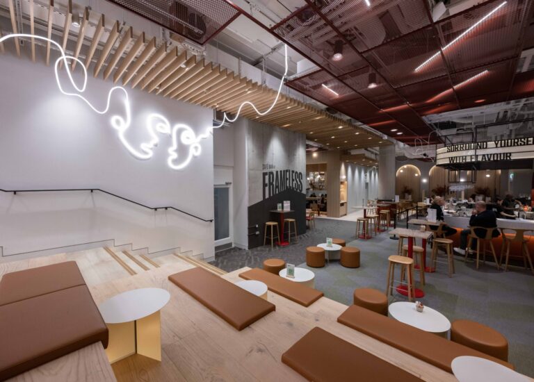 Frameless Immersive Art Experience Café Bar
