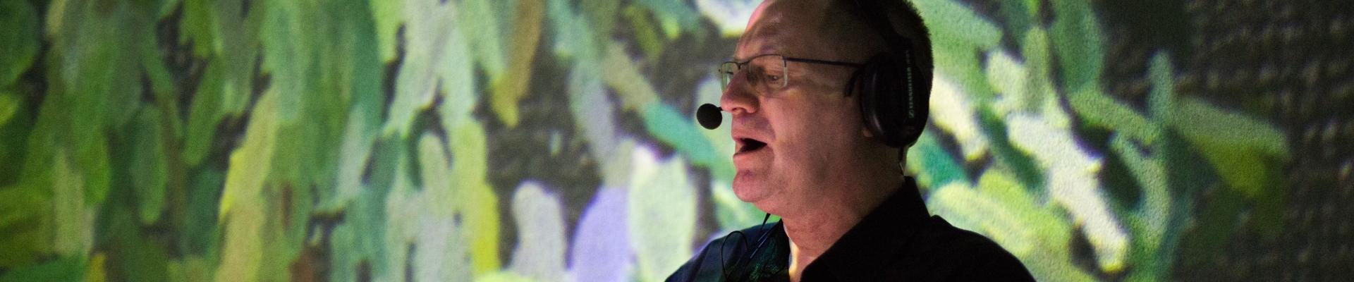 image of the FRAMELESS audio described tour for visually impaired people